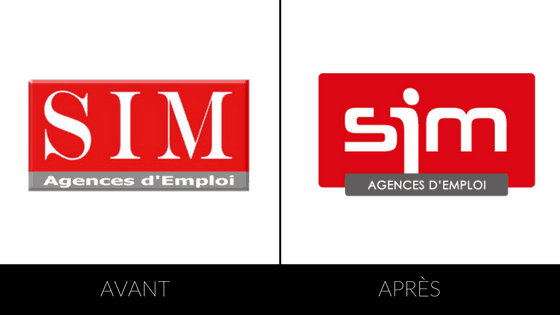 évolution du logo sim