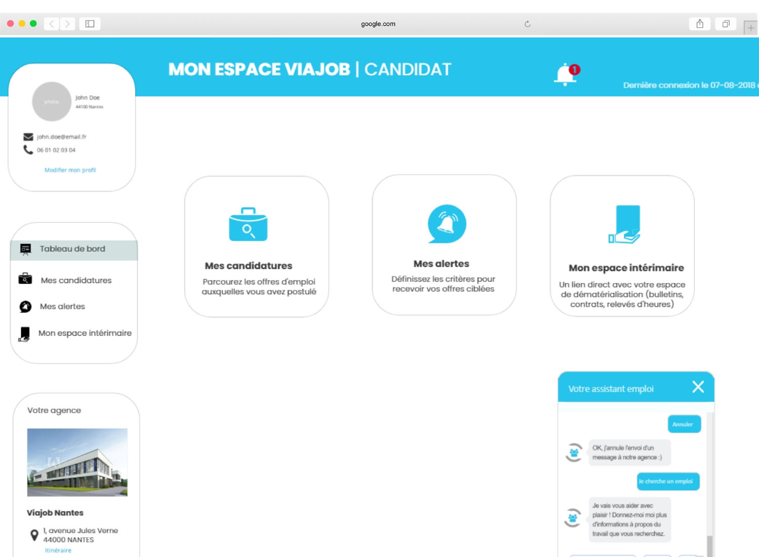 espace candidat